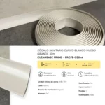 Zócalo Sanitario Curvo Blanco Hueso Grande CleanBase Frigg 4.5 cm 30m - Imagen 5