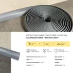 Zócalo Sanitario Curvo Gris Chico CleanBase Frigg 2.5 cm 30m - Imagen 5