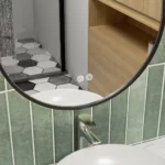 Espejo LED Circular Lux Negro MirrorOn 60x60 cm Luz Cálida - Imagen 4