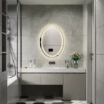 Espejo LED Ovalado Oval MirrorOn 60x80 cm Luz Cálida - Imagen 2