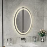Espejo LED Ovalado Oval MirrorOn 60x80 cm Luz Cálida - Imagen 3