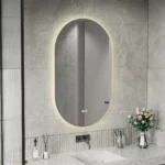 Espejo LED Rectangular Brio Pastilla Vertical MirrorOn 100x60 cm Luz Cálida - Imagen 3