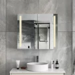 Botiquin para baño con Espejo LED Nova MirrorOn 80x70 cm Luz Cálida
