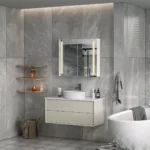 Botiquin para baño con Espejo LED Nova MirrorOn 80x70 cm Luz Cálida - Imagen 3