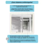 Botiquin para baño con Espejo LED Nova MirrorOn 80x70 cm Luz Cálida - Imagen 7