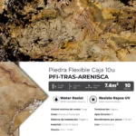 Piedra Flexible Traslúcida 61x122 cm Arenisca Piedrafina Pack x10 - Imagen 4