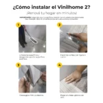 Piso Vinílico Autoadhesivo en Baldosas Azulejos Vinilhome 2 Amaité 1.5 mm SXP PVC Tránsito Residencial Frigg 0.45m² - Imagen 7